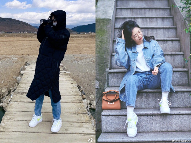 女星同款白鞋6:譚松韻 / Nike Air Force