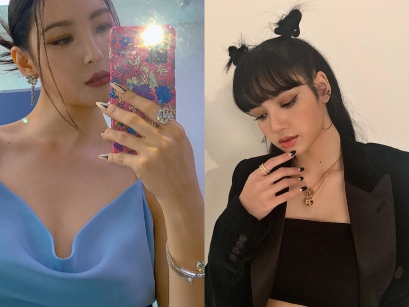 明星美甲特蒐!朴信惠、太妍美甲清爽可愛,表藝珍款顯白、Jennie是繽粉美甲圖鑑