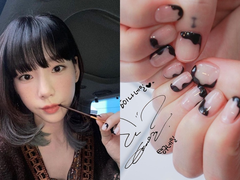 明星美甲特蒐!朴信惠、太妍美甲清爽可愛,表藝珍款顯白、Jennie是繽粉美甲圖鑑