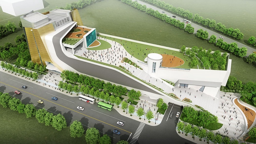 台中「中臺灣電影中心」2023開幕!超吸睛LED曲線螢幕牆、露天電影廣場,影視迷必朝聖