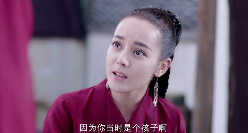 迪麗熱巴「毀顏值」的奇葩古裝造型7:《烈火如歌》死亡梳平