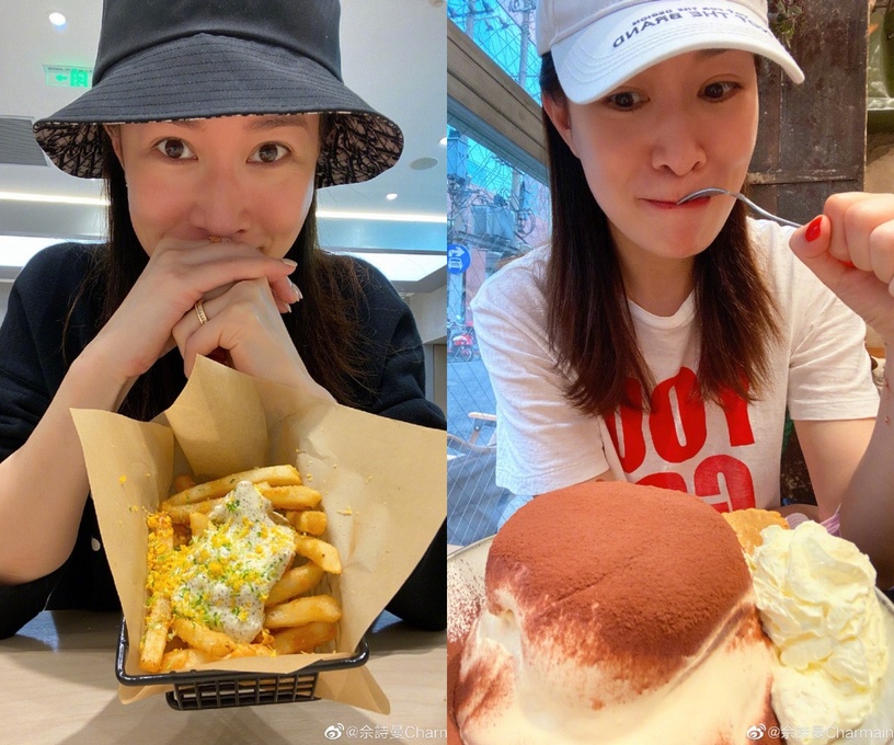 佘詩曼保養秘訣4:美食照吃,但少量多餐