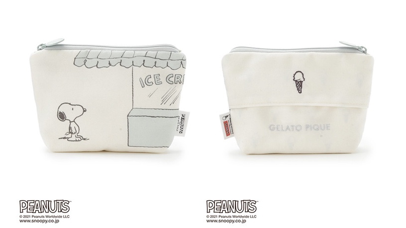 PEANUTS X gelato pique「全白史努比玩偶」NT$1,800