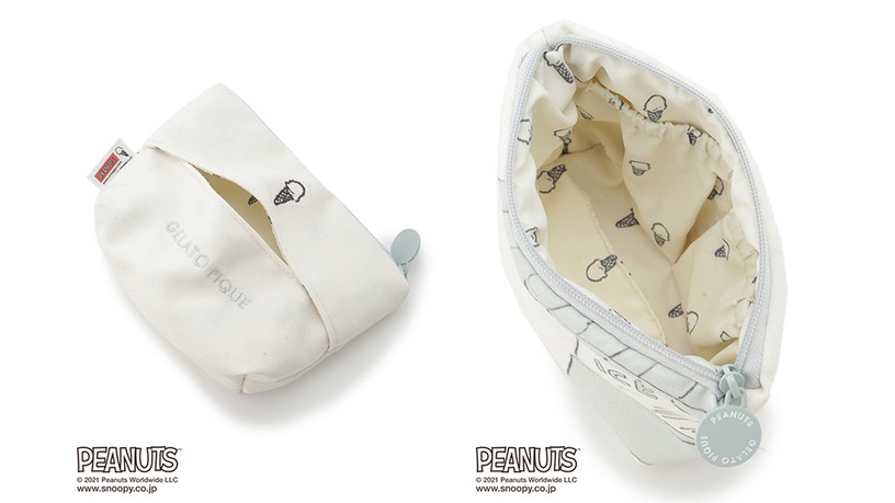 PEANUTS X gelato pique「全白史努比玩偶」NT$1,800