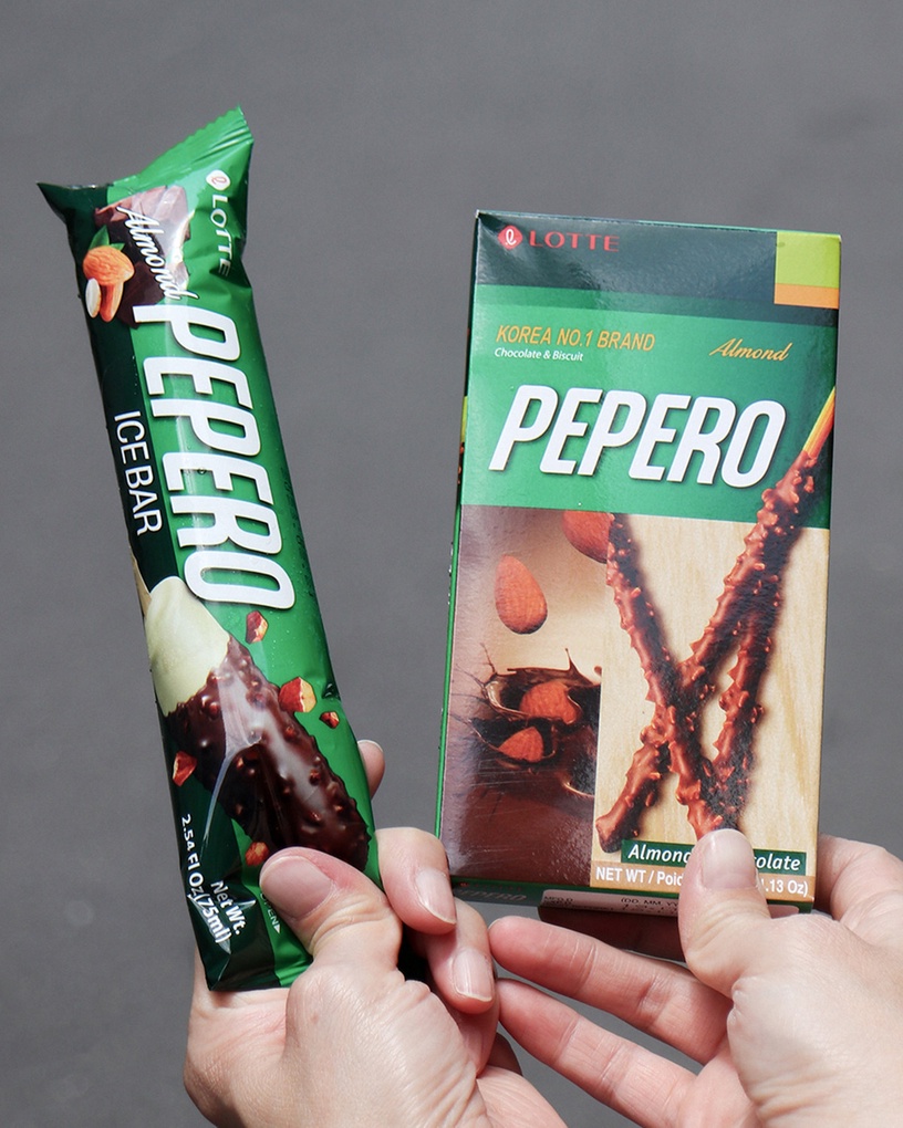 韓國「PEPERO冰棒」全聯限定販售!外層杏仁巧克力脆皮完美還原