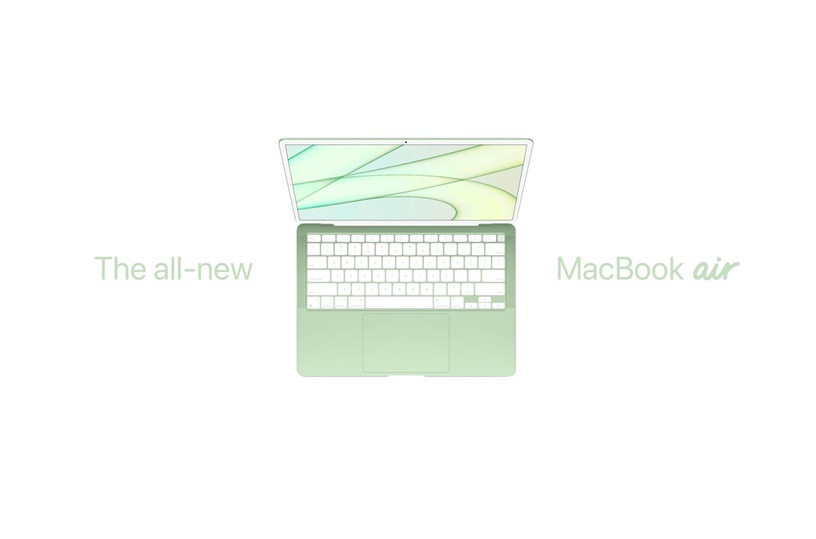 彩色 MacBook Air 夢幻亮相,筆電穿上七彩新衣質感爆棚!