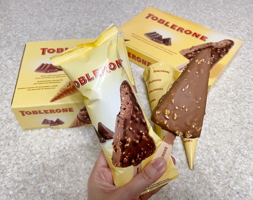 TOBLERONE三角巧克力推甜筒,濃郁巧克力滋味這裡買