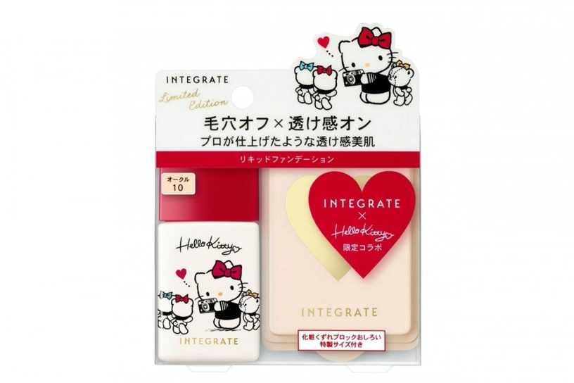 Hello Kitty x Integrate 聯名彩妝超萌亮相,隨附Hello Kitty限量小方鏡,少女心爆棚