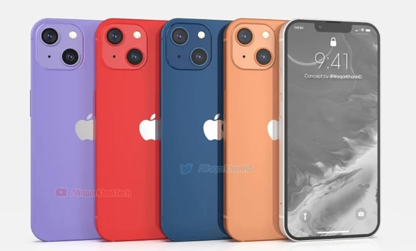 iPhone 13實體機曝光!夢幻新色「Tiffany綠」登場,剪瀏海、巨大鏡頭4亮點一次看