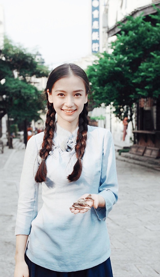 陸劇女星「民國風麻花辮造型」8:楊穎Angelababy