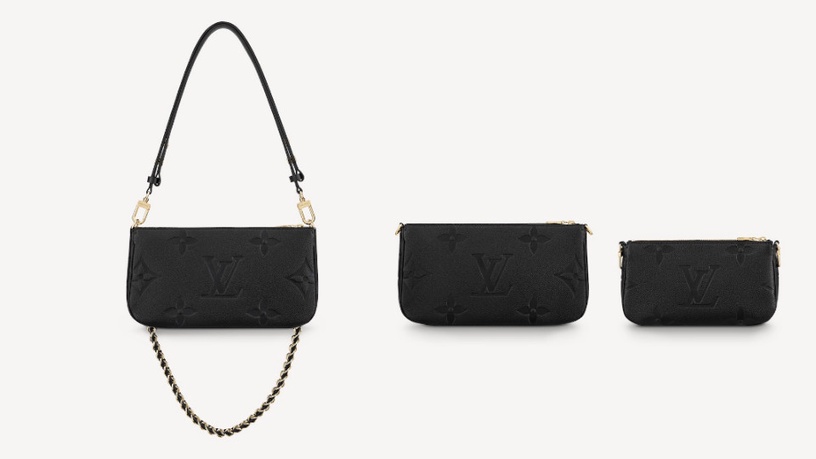 LV Multi Pochette低調it Bag+1!老花壓紋、精緻皮革超吸睛,全新設計默默熱賣中~