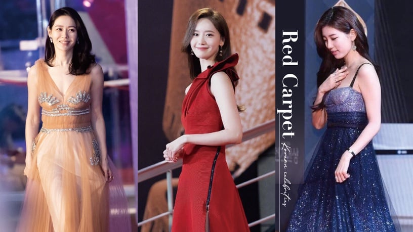 紅毯從不出錯的韓劇女星!秀智&潤娥最會穿,全智賢&孫藝珍好仙,金素妍這套比百想更辣