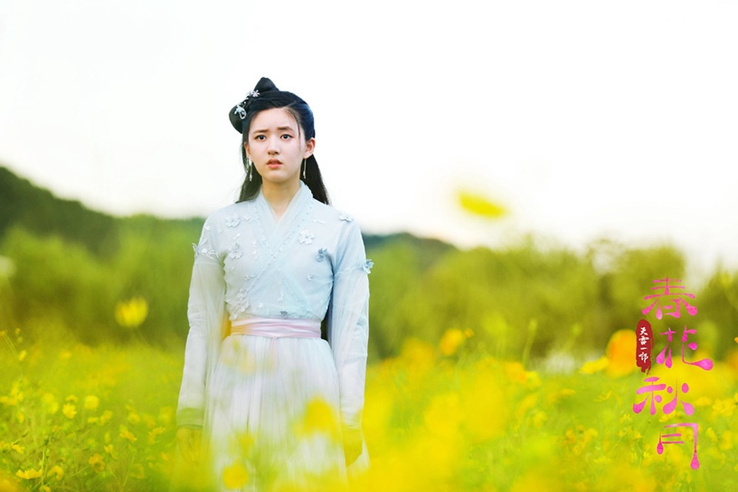 陸劇女星「蝴蝶結髮髻」古裝造型2:趙露思《天雷一部之春花秋月》