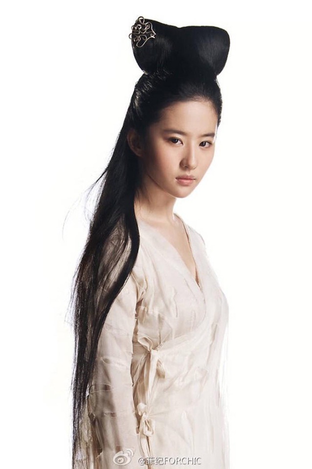 陸劇女星「蝴蝶結髮髻」古裝造型4:劉亦菲《倩女幽魂》