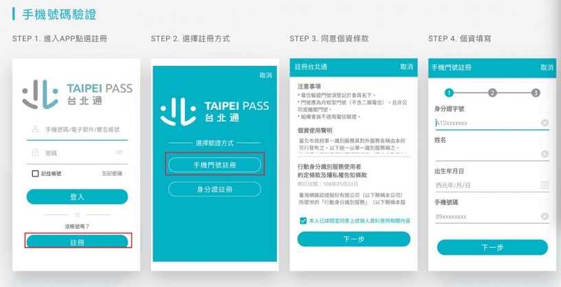 台北通Taipei PASS打造實聯制個人QR Code