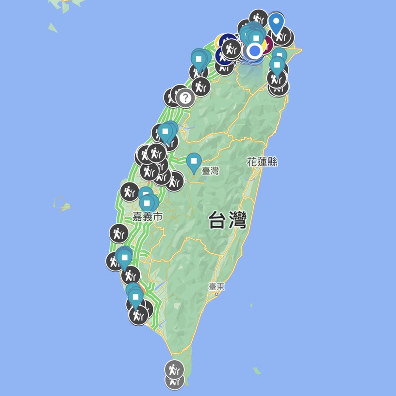 台灣染疫人數爆量，有民眾幫忙製作「確診患者足跡地圖」提供參考數據，快右滑看看吧！