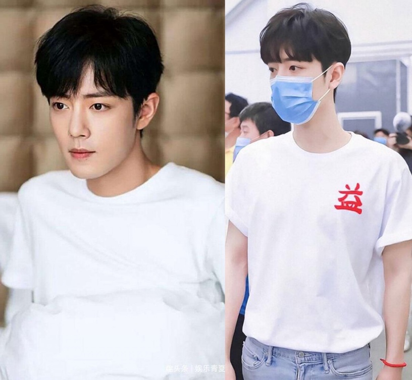 穿白T太帥男星7:肖戰