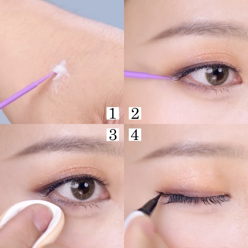補妝技巧1:眼線暈妝
