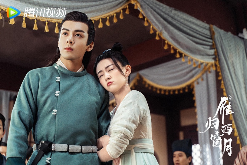 近期陸劇熱度榜TOP 5:梁潔、曾舜晞《雁歸西窗月》