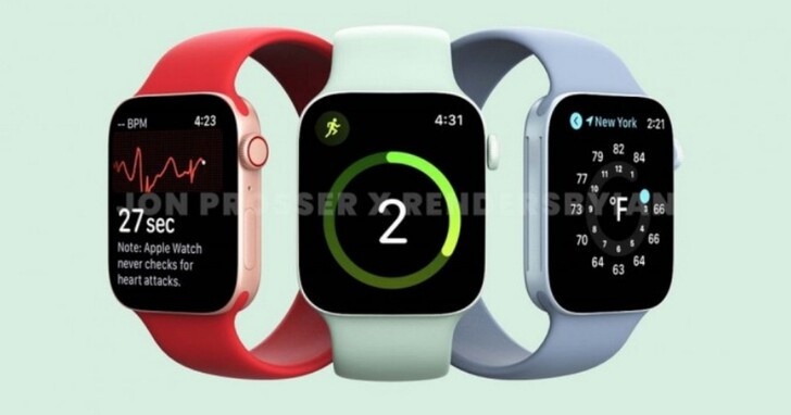 Apple Watch7最新預測!新增薄荷綠夢幻色、方框設計,還有粉色iPhone 13一起登場