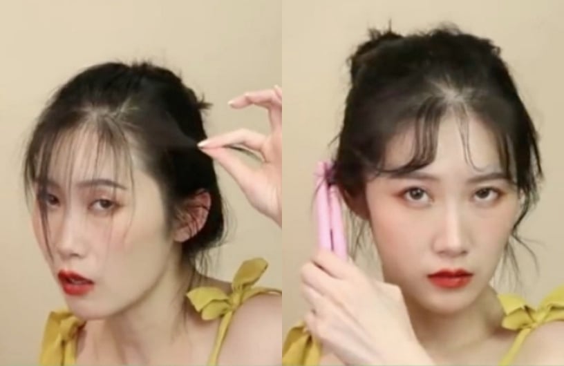稀疏髮包包頭、丸子頭綁法教學!分成兩束是關鍵,綁出大顆蓬鬆包包頭、不鬆垮變形