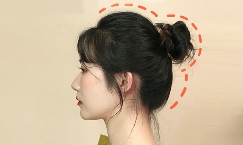 稀疏髮包包頭、丸子頭綁法教學!分成兩束是關鍵,綁出大顆蓬鬆包包頭、不鬆垮變形