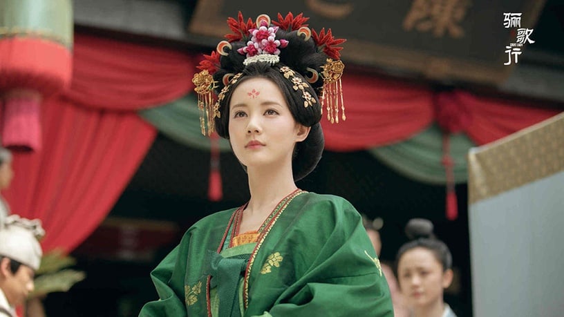 古裝劇《驪歌行》後宮娘娘結局1:李一桐 飾演 傅柔