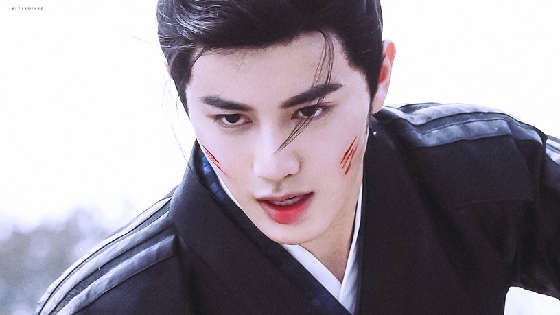 古裝美男「戰損妝」造型3:王佑碩 飾演《如意芳霏》吳白起