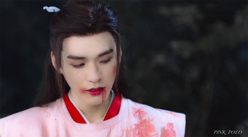 古裝美男「戰損妝」造型4:龔俊 飾演《山河令》溫克行