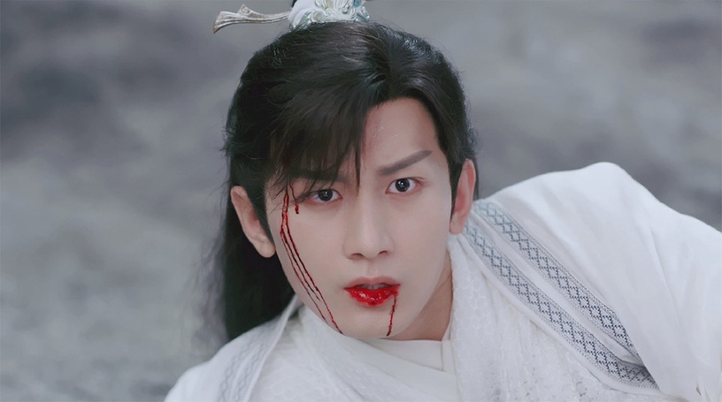 古裝美男「戰損妝」造型6:成毅 飾演《琉璃》司鳳