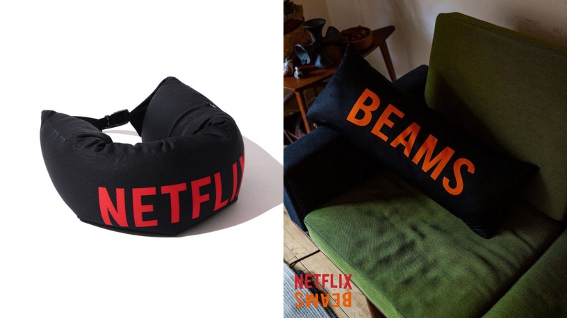 懶人必備追劇好物!NETFLIX聯名BEAMS推「居家追劇組」,超實用飲料架、抱枕宅女必收!