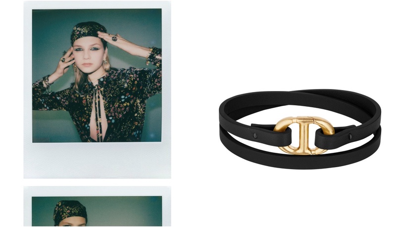 Dior Petit CD 黑色圓章項鍊,NT21,000
