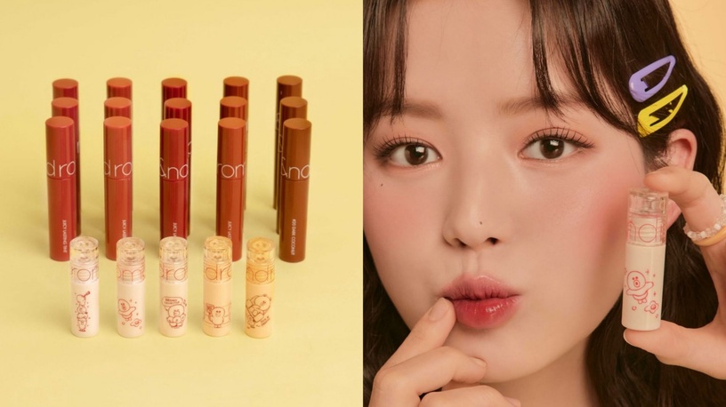 Romand x Line Friends推聯名彩妝!超萌熊大、莎莉唇釉、眼影盤,迷你尺寸更好攜帶