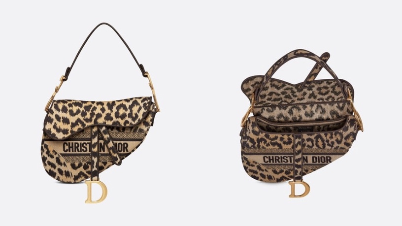 DIOR「2021秋季豹紋系列」搶先看!全新「Mizza豹紋印花」改造經典包款,連配件也超美