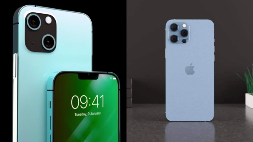 垃圾桶藍再見!iPhone 13最新「寶寶藍」渲染圖曝光,1TB超大容量 +指紋辨識驚喜登場