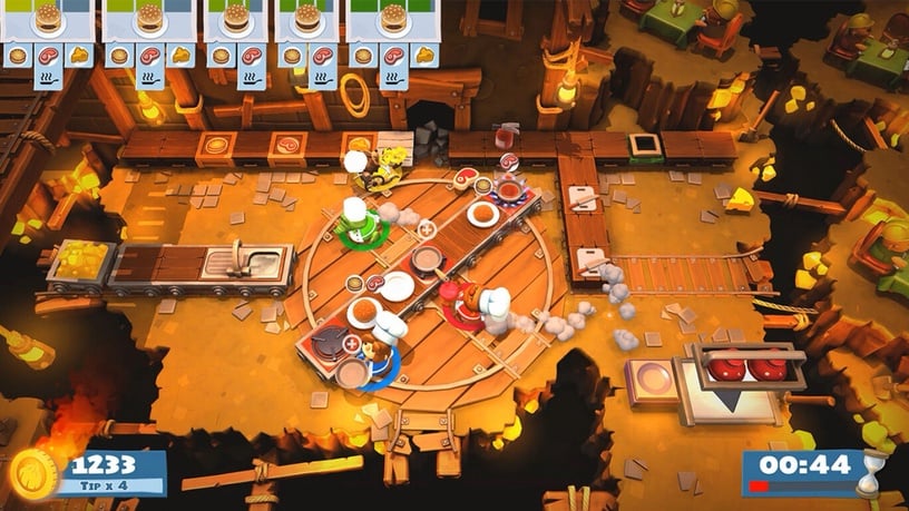 2021 Switch遊戲人氣TOP10:煮過頭 Overcooked 1+2合輯