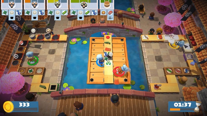 2021 Switch遊戲人氣TOP10:煮過頭 Overcooked 1+2合輯