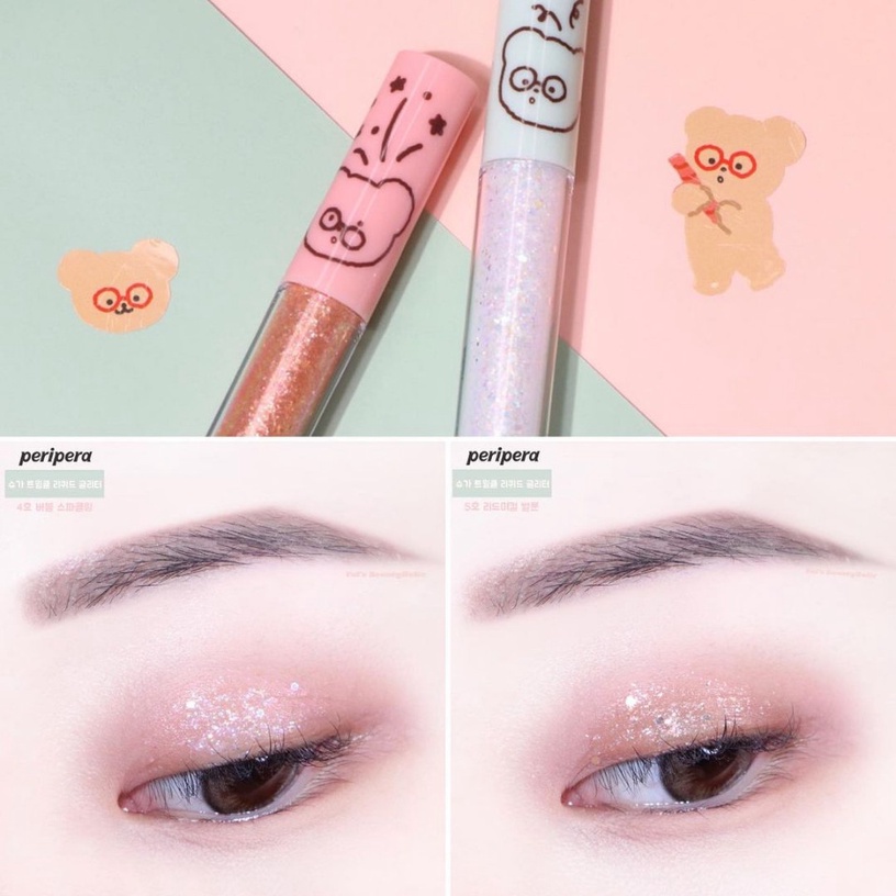 少女心扛不住啦!「Peripera x TETEUM聯名彩妝」可愛登場,用眼鏡小熊打造夏日妝容~