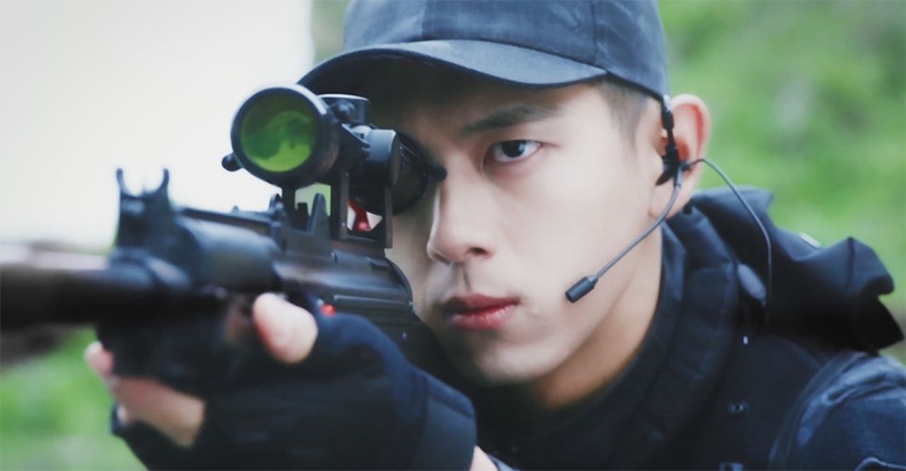 陸劇男星「特警造型」3:李現 飾演《南方有喬木》常劍雄