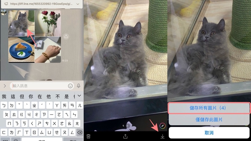 快更新LINE!LINE最新版本推出「一鍵儲存多張圖片」功能,根本是懶人救星~