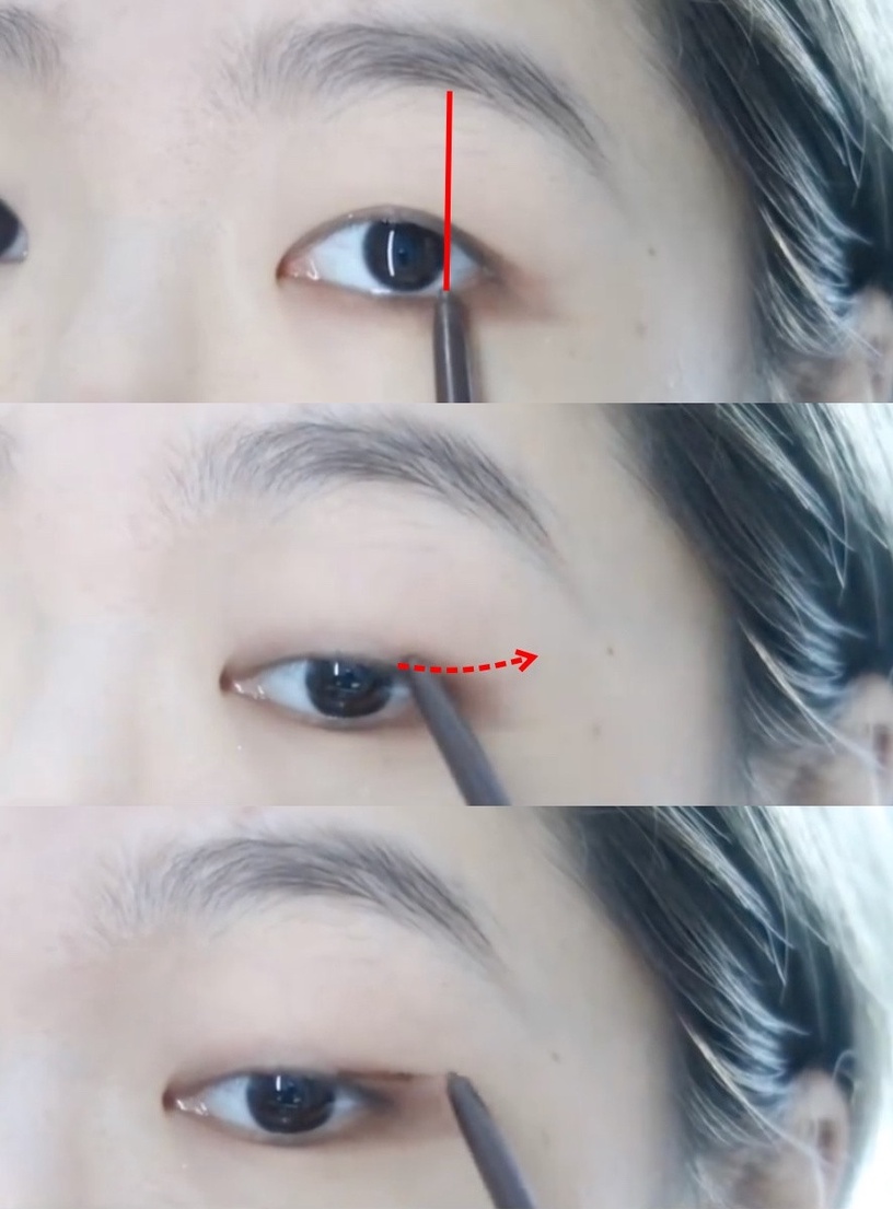單眼皮「淡眼妝」教學!詳解單眼皮&腫泡眼眼妝重點,眼線、下眼影這樣畫乾淨不吃妝