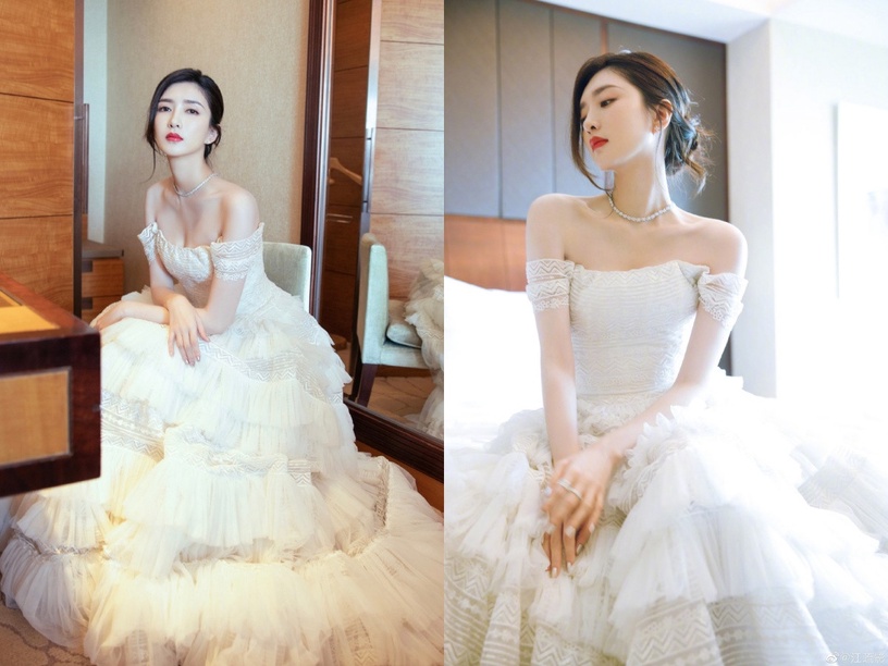 女星白紗照4:江疏影