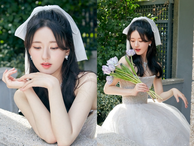 女星白紗照1:趙露思