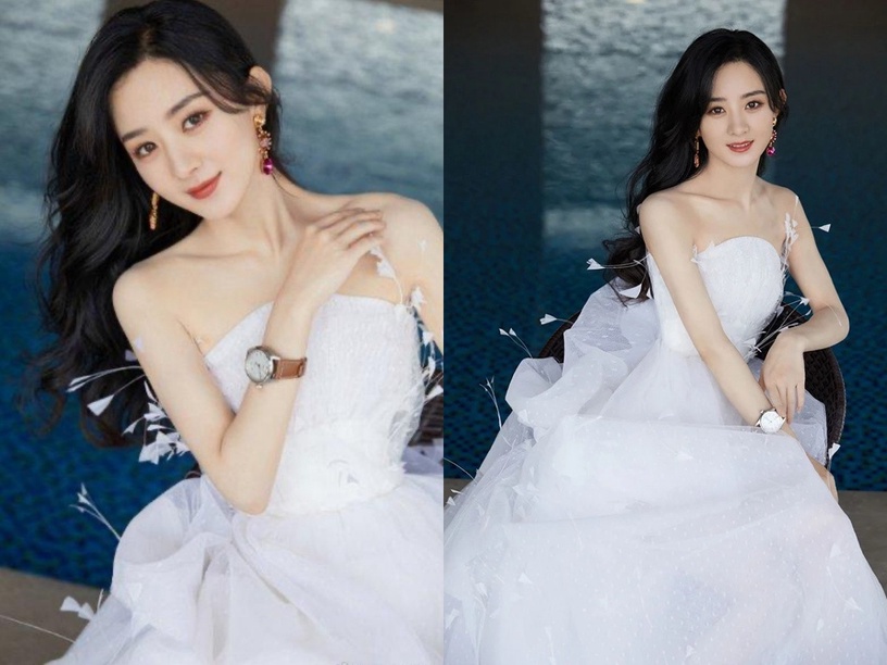 女星白紗照8:趙麗穎