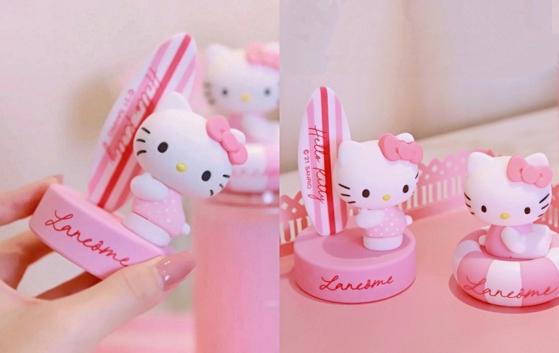 2021必入手彩妝聯名商品推薦8:Lancôme x Hello Kitty粉水