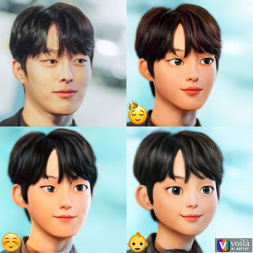 韓劇男神「Voilà AI Artist」Q版頭貼!玄彬李棟旭高帥,徐仁國李準基超不像,他的最崩