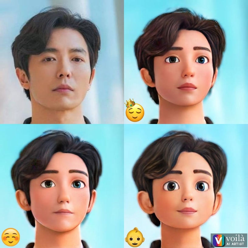 韓劇男神「Voilà AI Artist」Q版頭貼!玄彬李棟旭高帥,徐仁國李準基超不像,他的最崩