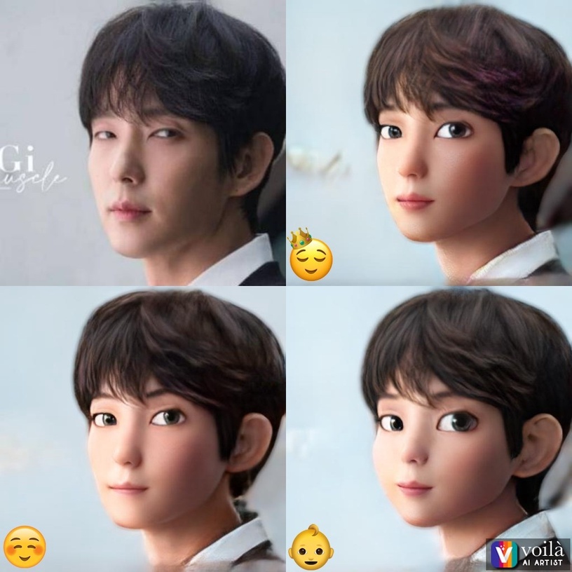 韓劇男神「Voilà AI Artist」Q版頭貼!玄彬李棟旭高帥,徐仁國李準基超不像,他的最崩