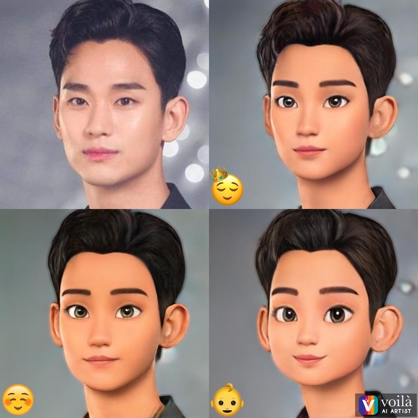 韓劇男神「Voilà AI Artist」Q版頭貼!玄彬李棟旭高帥,徐仁國李準基超不像,他的最崩