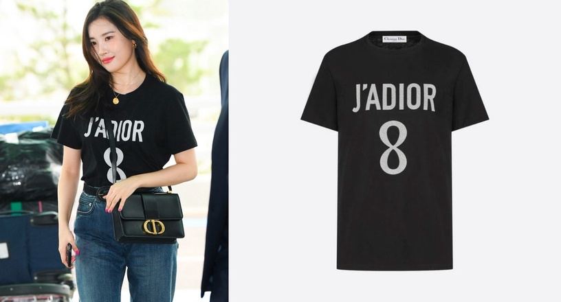 韓星私服Logo T恤推薦01:Gucci 櫻桃圖騰T恤,NT.14,500